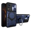 Vivo Y51 2020/Y31 Blue CD Texture Camshield Magnetic Holder Case - 1