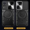 Vivo Y51 2020/Y31 Blue CD Texture Camshield Magnetic Holder Case - 7
