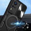 Vivo Y51 2020/Y31 Purple Camshield Magnetic Holder Phone Case - 4