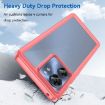 Motorola Edge 2023 Red Acrylic Hybrid TPU Phone Case - Colorful Series - 3