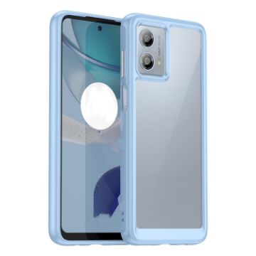 Moto G53 5G Blue Acrylic Hybrid TPU Case - Colorful Series - 1