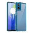 Moto G24 Power Case - Colorful Series Acrylic Hybrid TPU (Transparent Blue) - 1