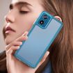 Moto G24 Power Case - Colorful Series Acrylic Hybrid TPU (Transparent Blue) - 7