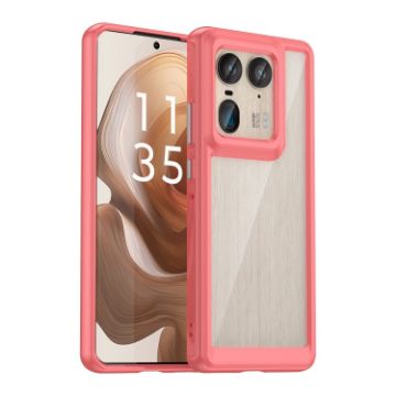 Motorola Edge 50 Ultra Global Red Acrylic TPU Phone Case - 1