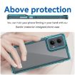 Motorola Edge 2024 Transparent Blue Acrylic TPU Phone Case - 4