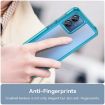 Motorola Moto G14 Acrylic Hybrid TPU Phone Case - Transparent Blue - 5