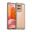 Motorola Edge 50 Transparent Grey Acrylic TPU Phone Case - 1