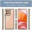 Motorola Edge 50 Transparent Grey Acrylic TPU Phone Case - 2