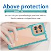 Motorola Edge 50 Transparent Blue Acrylic TPU Phone Case - 4