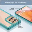 Motorola Edge 50 Transparent Blue Acrylic TPU Phone Case - 6