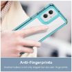 Motorola Moto G55 5G Acrylic Hybrid TPU Case - Transparent Blue - 5