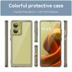 Motorola Moto G85 Acrylic Hybrid TPU Phone Case - Transparent Grey - 2