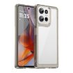 Motorola Moto G75 5G Acrylic Hybrid TPU Case - Transparent Grey - 1