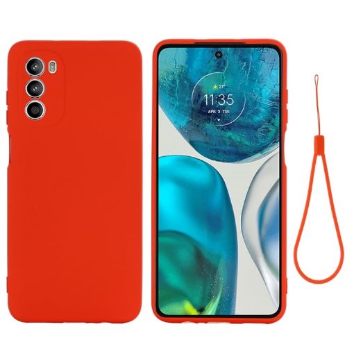 Moto G71s 5G Red Silicone Dropproof Full Coverage Case - 1