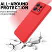Motorola Edge 50 Pro Red Liquid Silicone Dropproof Phone Case - 3