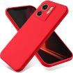 Motorola Edge 2023 Red Liquid Silicone Dropproof Full Coverage Case - 1