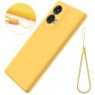 Moto G85 Yellow Silicone Dropproof Full Coverage Case - Solid Color - 6