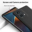 Motorola S50 Neo Black Liquid Silicone Dropproof Full Coverage Case - 4