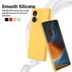 Motorola S50 Neo Yellow Liquid Silicone Dropproof Full Coverage Case - 3