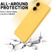 Motorola Moto G35 Yellow Liquid Silicone Dropproof Phone Case - 5
