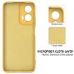 Motorola Moto G35 Yellow Liquid Silicone Dropproof Phone Case - 6