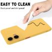 Motorola Moto G35 Yellow Liquid Silicone Dropproof Phone Case - 8