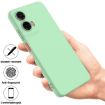 Moto G35 Green Silicone Dropproof Full Coverage Case - Solid Color - 2