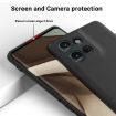 Moto G75 Black Silicone Dropproof Full Coverage Case - Solid Color - 4