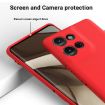 Moto G75 Red Silicone Dropproof Full Coverage Case - Solid Color - 4