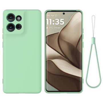 Moto G Play 2025 Green Silicone Dropproof Full Coverage Case - 1