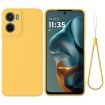 Moto G05/E15 Yellow Silicone Dropproof Full Coverage Phone Case - 1