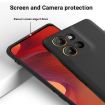 Motorola Moto G15 Black Liquid Silicone Dropproof Full Coverage Case - 4