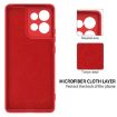 Moto G 2025 Red Silicone Dropproof Full Coverage Case - 6