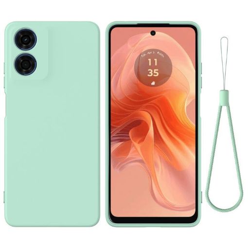 Moto G04S/E14 4G Green Silicone Dropproof Full Coverage Case - 1