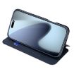 iPhone 17 Pro Max DUX DUCIS Blue Leather Flip Case - Skin Pro Series - 4