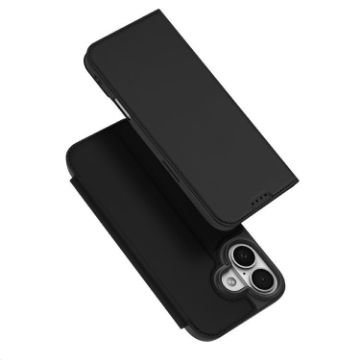 iPhone 17 DUX DUCIS Skin Pro Flip Leather Case - Black - 1