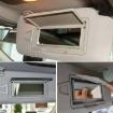 Mercedes Benz W212/W218 Left Driving Car Right Sun Visor Mirror Black - 7