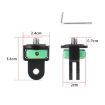 Adjustable 1/4" Screw Metal Action Camera Adapter - Black - 5