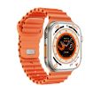 WS-E9 Ultra 2.2" IP67 Waterproof Smart Watch with Heart Rate/NFC - Orange - 3