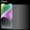 iPhone 15/15 Pro Tempered Glass Film 10pcs 0.26mm 9H 2.5D - 1