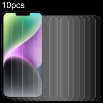 iPhone 15/15 Pro Tempered Glass Film 10pcs 0.26mm 9H 2.5D - 1