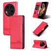 Xiaomi 14 Ultra AZNS Red Magnetic Calf Texture Flip Leather Case - 1