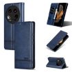 Xiaomi 14 Ultra AZNS Magnetic Calf Texture Flip Leather Case Dark Blue - 1