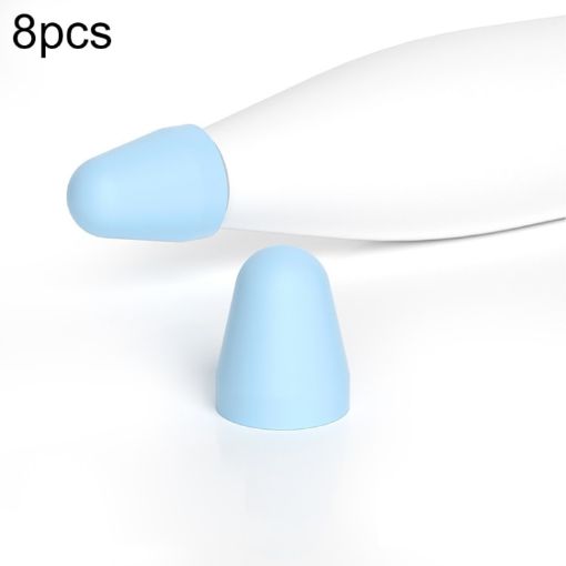 Xiaomi Stylus Pen 2 Silicone Nib Cover Set - 8pcs, Wear-resistant, Blue - 1