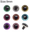100pcs 9mm Resin Animal Eyes for Plush Toys - Random Colors - 1