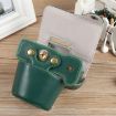 Canon EOS R50 Green Magnetic Leather Camera Case Bag with Strap - 3