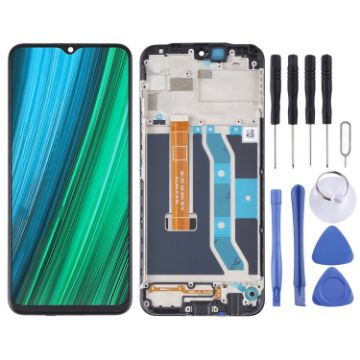 Realme Narzo 50A 4G RMX3430 OEM LCD Screen Digitizer with Frame - 1