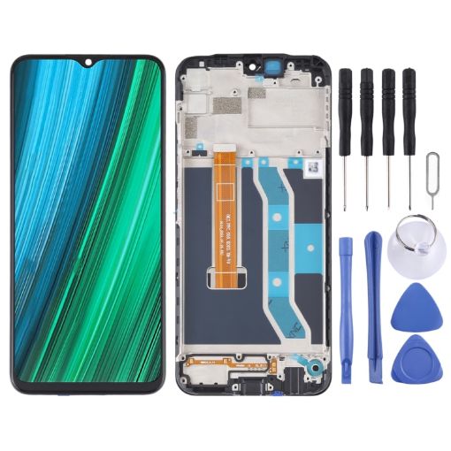Realme Narzo 50A 4G RMX3430 OEM LCD Screen Digitizer with Frame - 1