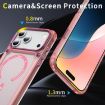 iPhone 17 Pro Transparent Pink MagSafe TPU + PC Case - 7