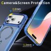 iPhone 17 Pro Transparent Blue MagSafe TPU + PC Case - 7
